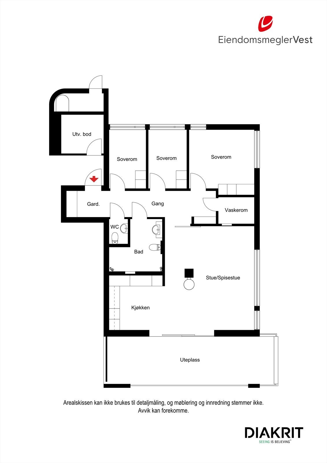 Plantegning Galleribilde