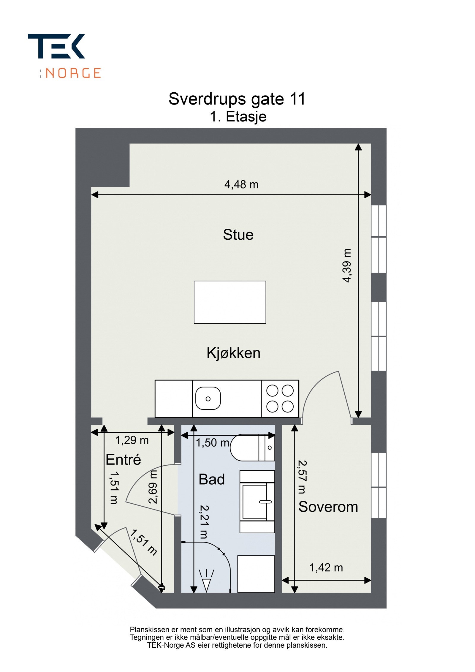 Plantegning Galleribilde