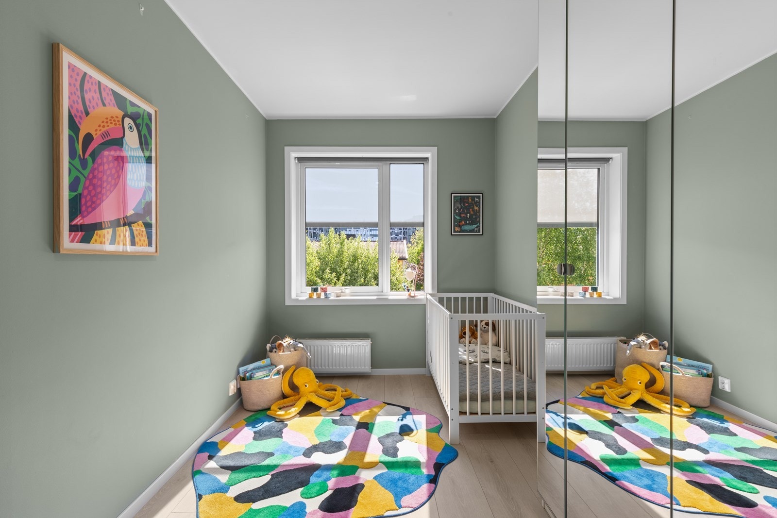 Det er montert utvendige screens også her Galleribilde