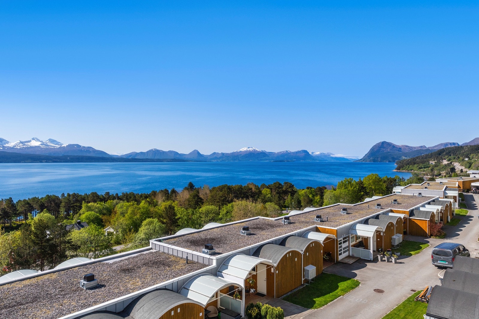 Utsikt fra balkongen. Galleribilde