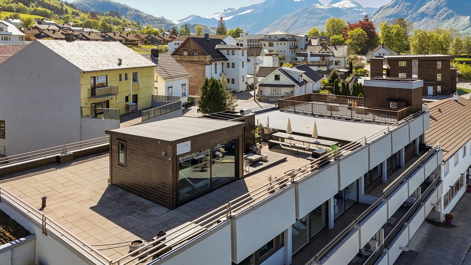 Dronefoto. Galleribilde