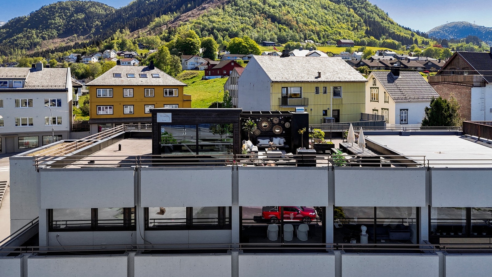 Dronefoto. Galleribilde