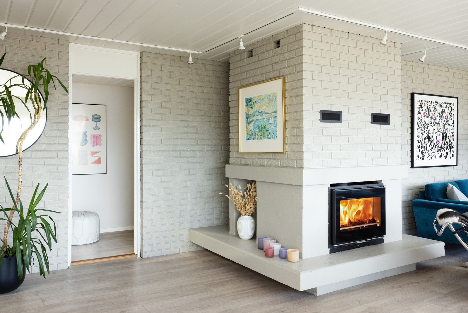 Peisen sørger for den riktige stemningen sene høst- og vinterkvelder. Galleribilde