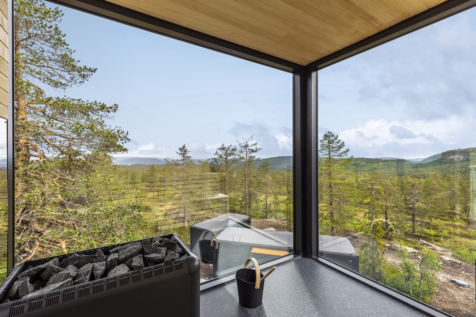 Utsikten fra badstuen Galleribilde