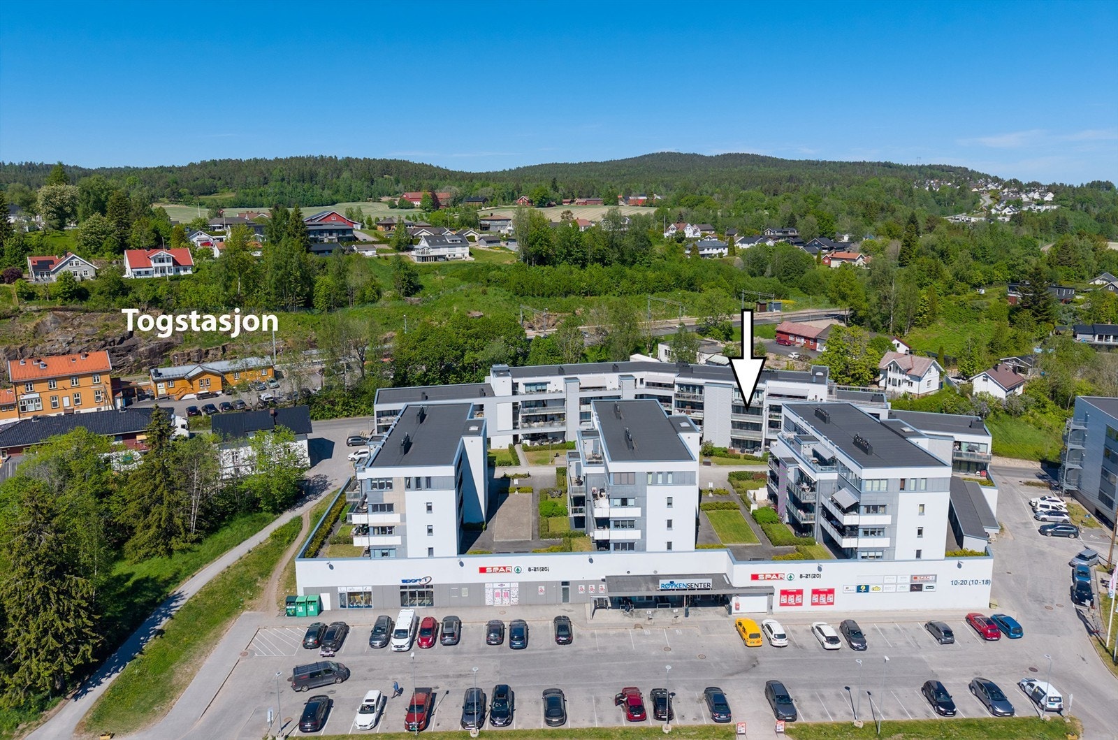 Dronebilde Galleribilde