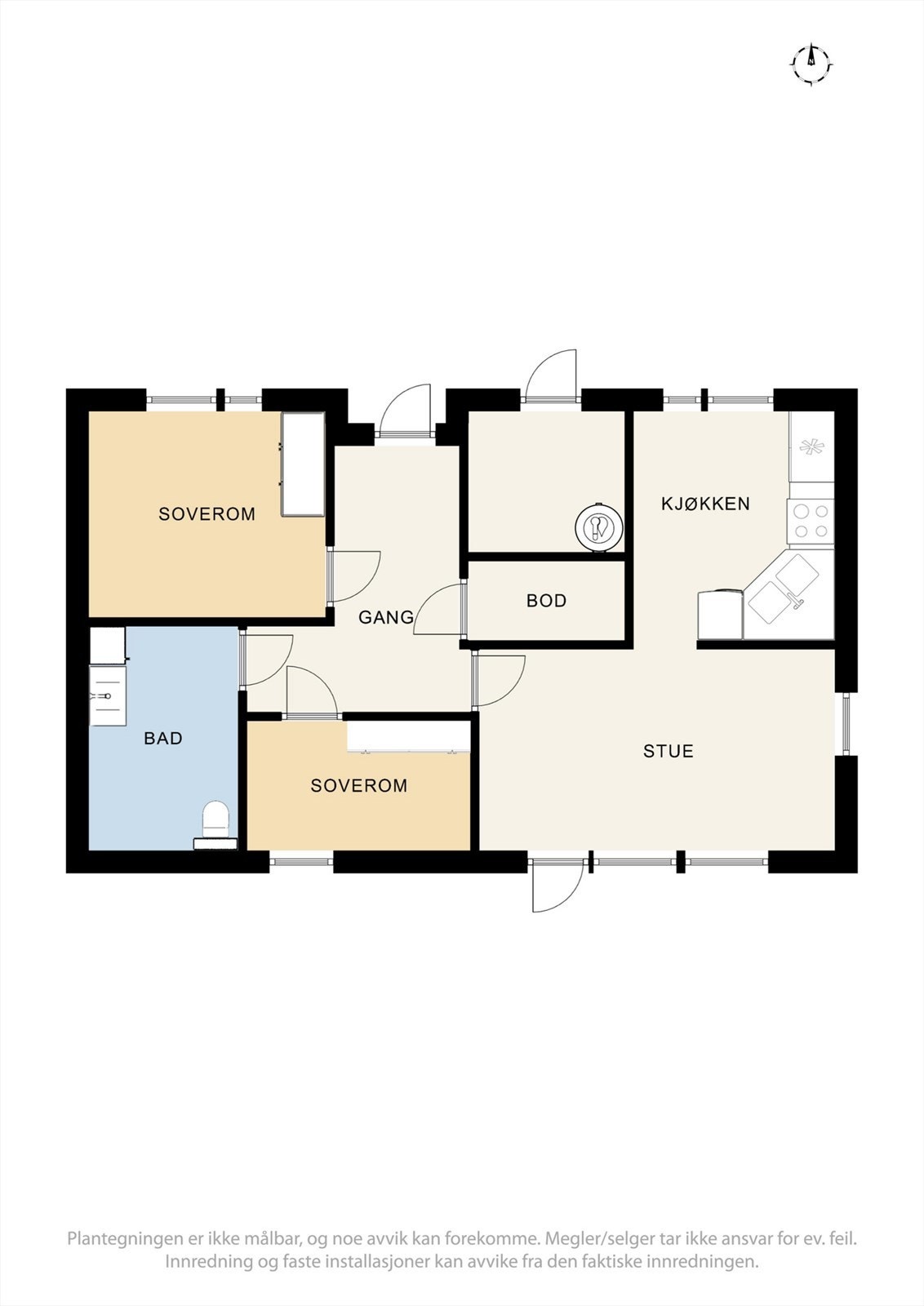 Plantegning Galleribilde