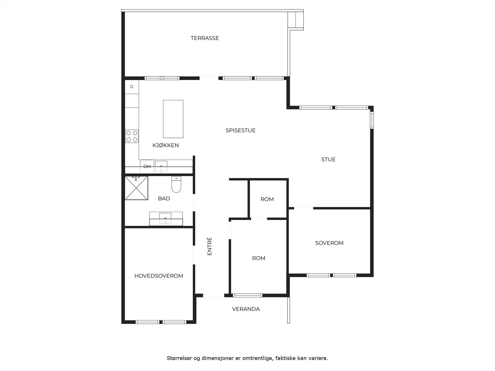 Plantegning Galleribilde