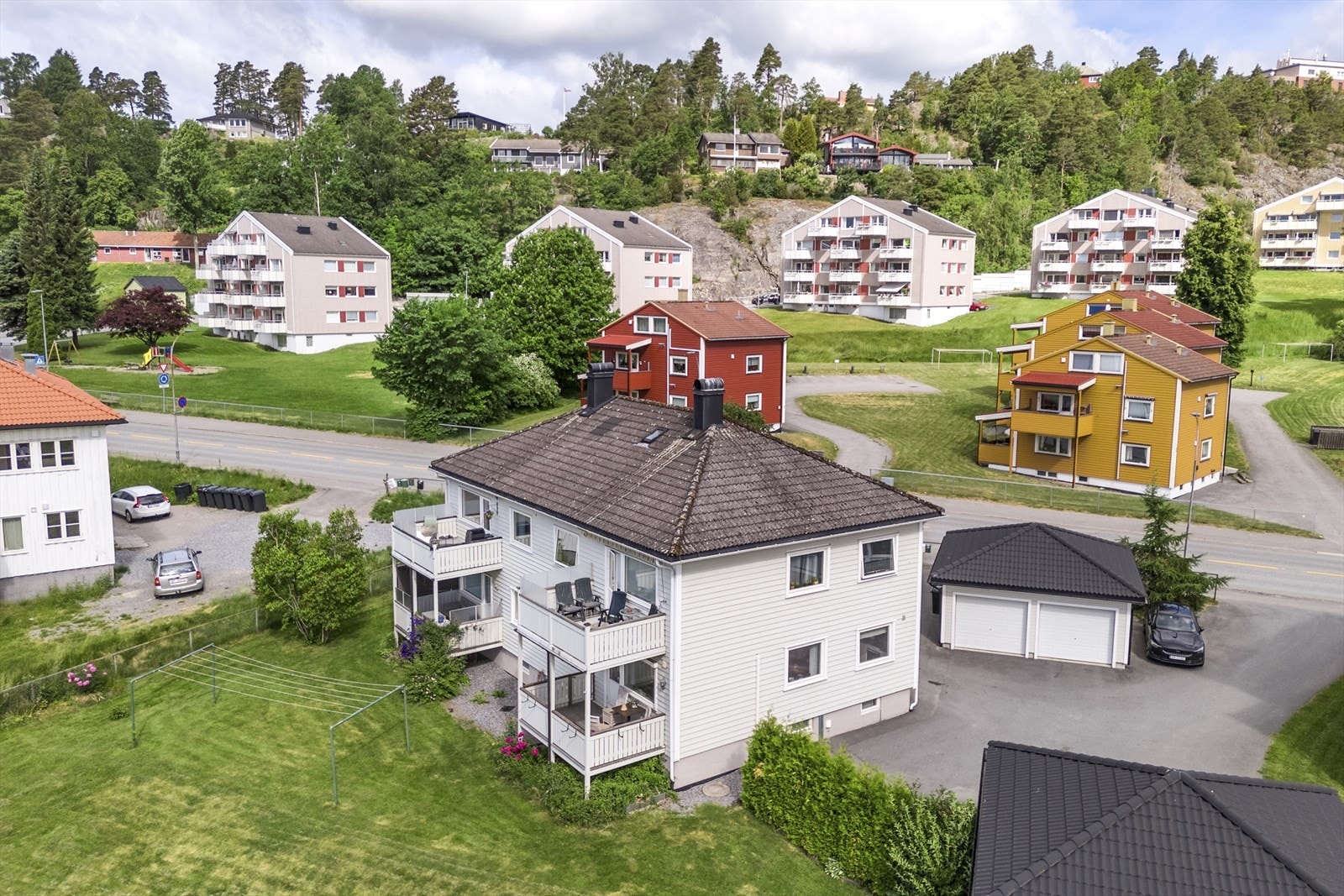 Dronefoto Galleribilde