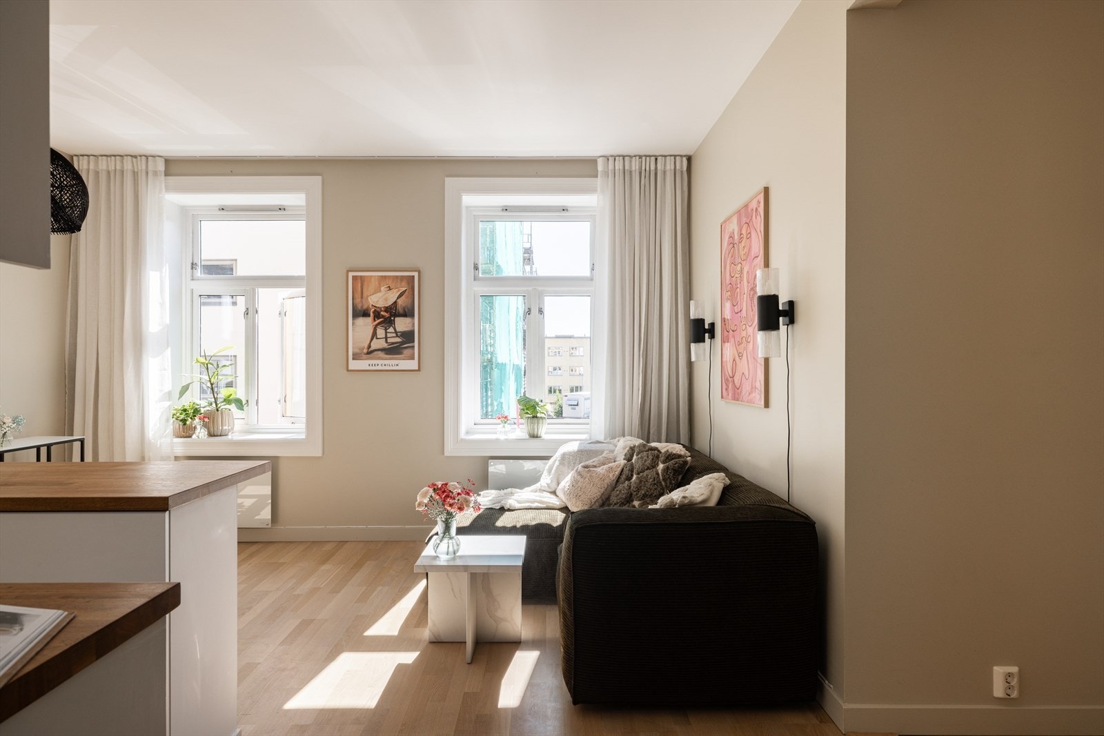 Tv/bredbånd er inkludert i felleskostnadene. Galleribilde