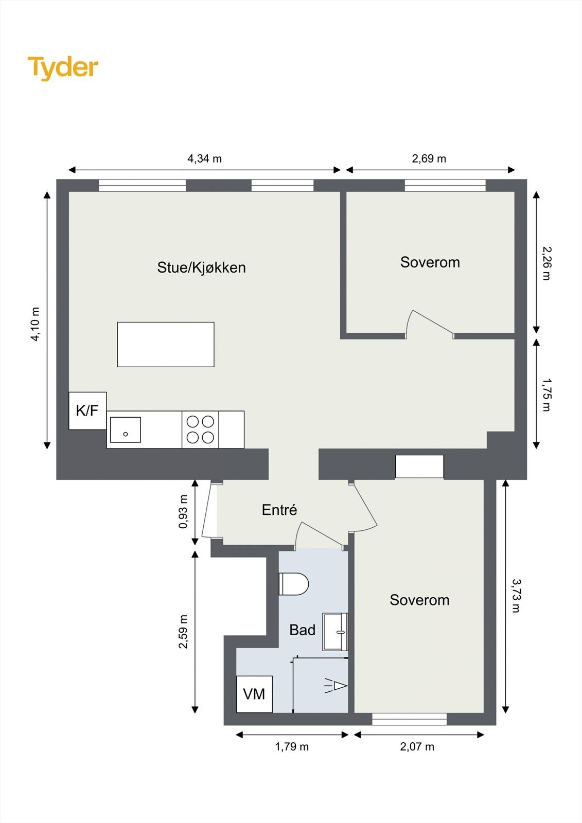 Plantegning. Galleribilde