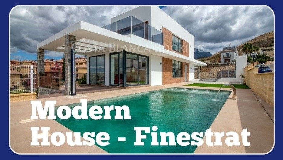 Magnificent home with sea views and private pool in Finestrat Galleribilde