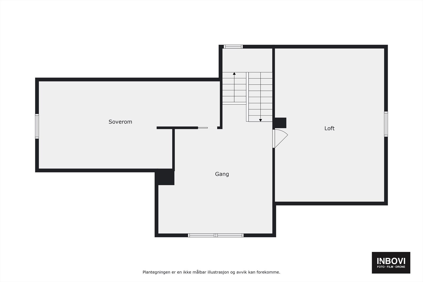 Plantegning 2. etasje Galleribilde