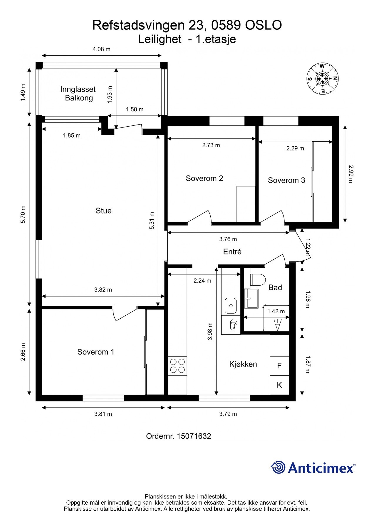 Planskisse. Galleribilde
