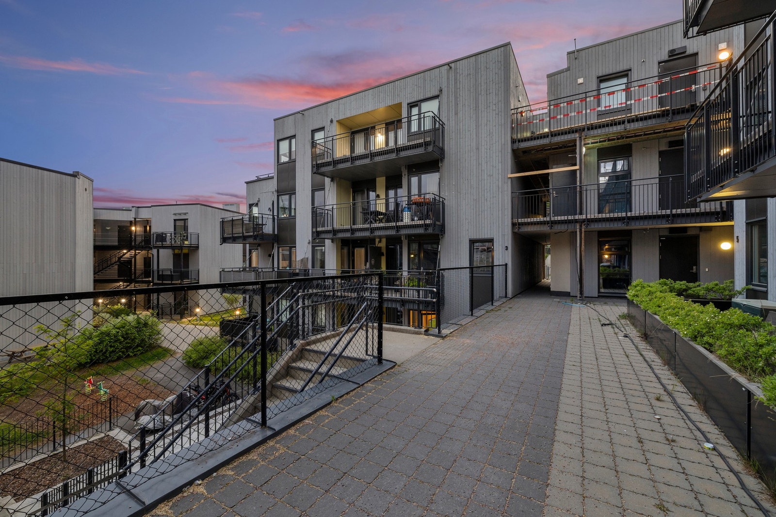 Flott opparbeidet fellesareal. Galleribilde