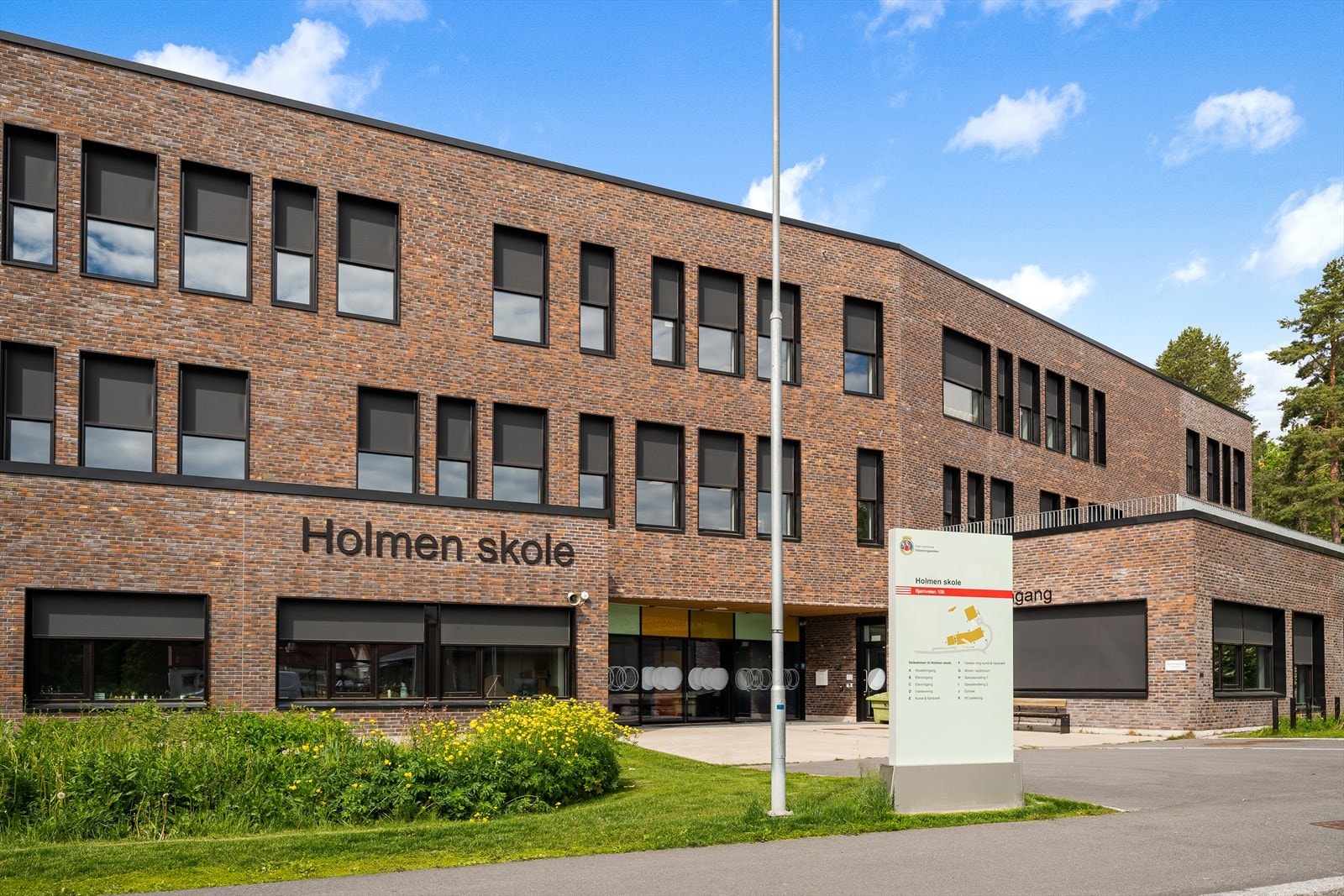 Holmen skole Galleribilde