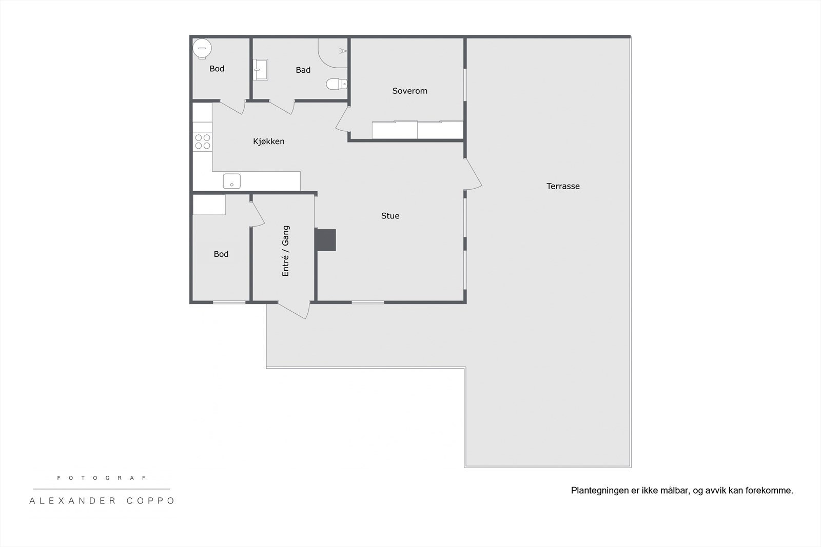 Plantegning | Skogestranda 4C Galleribilde