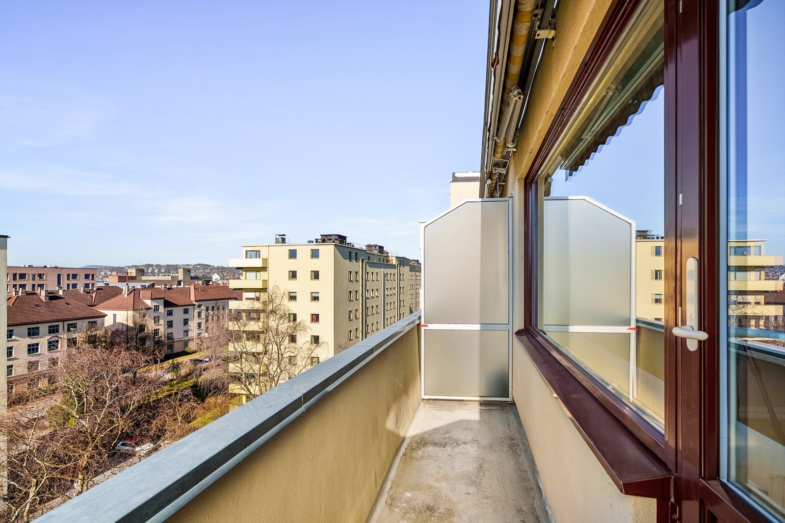 Sørvestvendt balkong Galleribilde