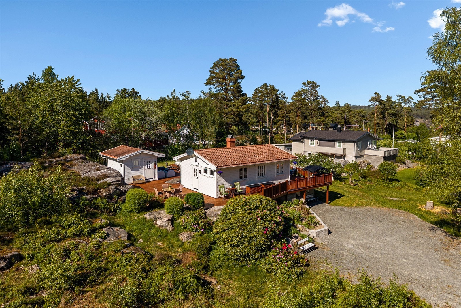 Idyll ved sjøen. Galleribilde