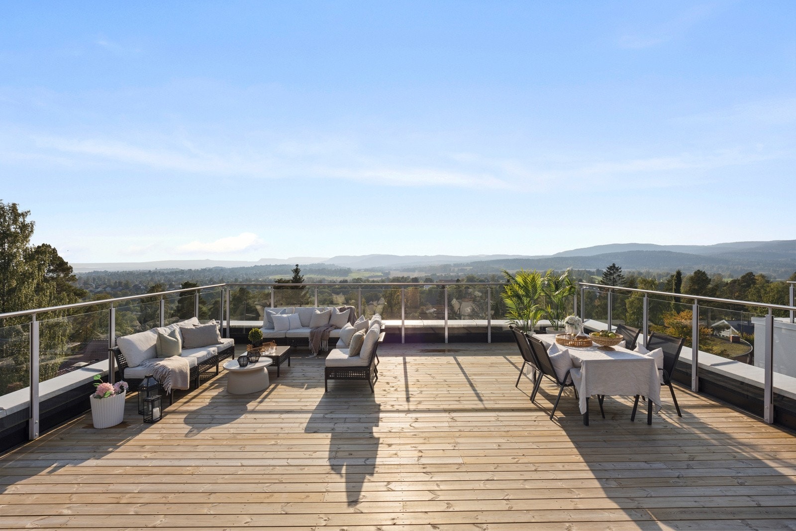 Her kan du nyte sene kvelder med venner og familie. Galleribilde