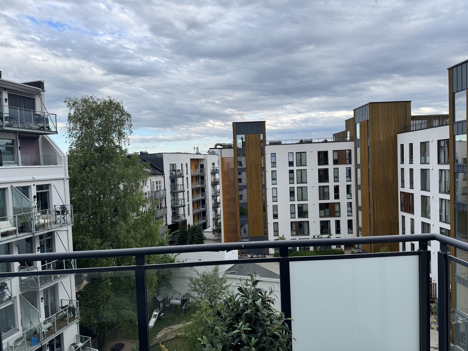 Utsynet fra balkongen Galleribilde