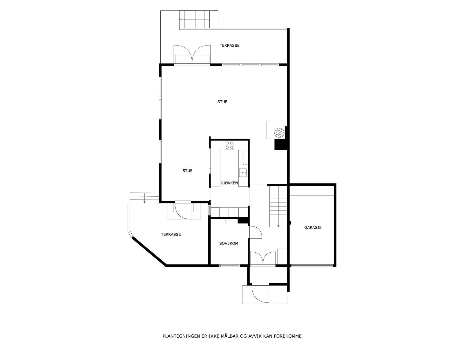 Plantegning 1. etg. Galleribilde