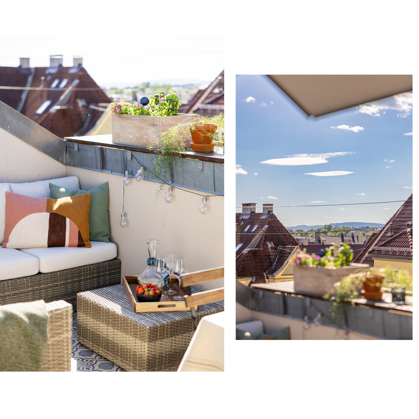 Leiligheten ligger høyt og usjenert. Galleribilde