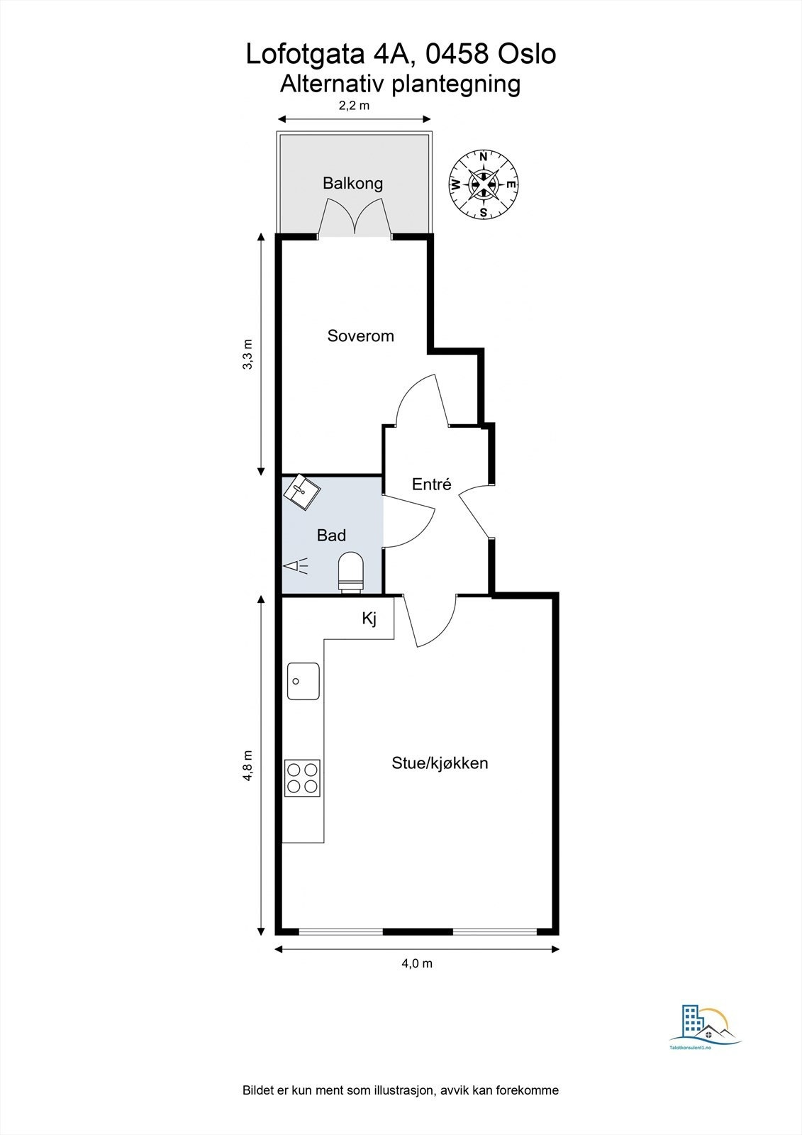 - Alternativ plantegning - Galleribilde