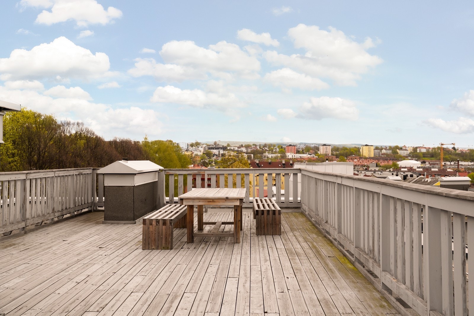 Fra takterrassen. Galleribilde