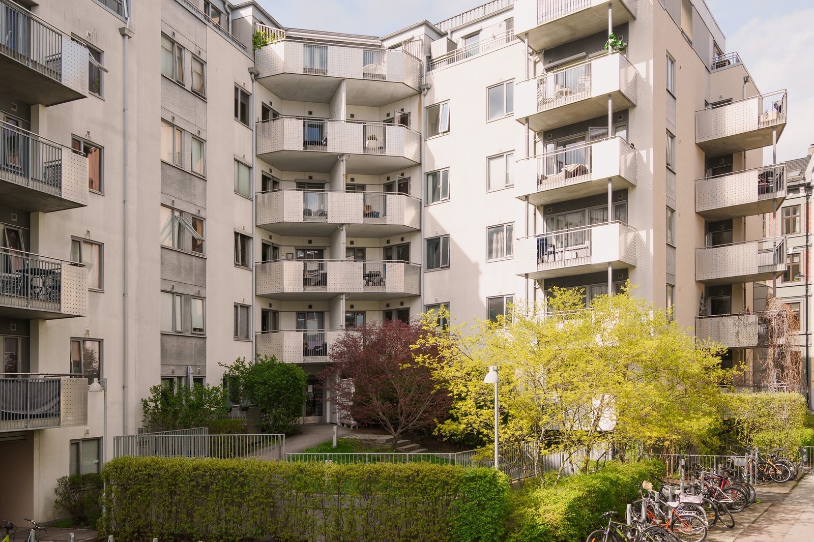 Bakgården i Toftes Gate 2. Galleribilde