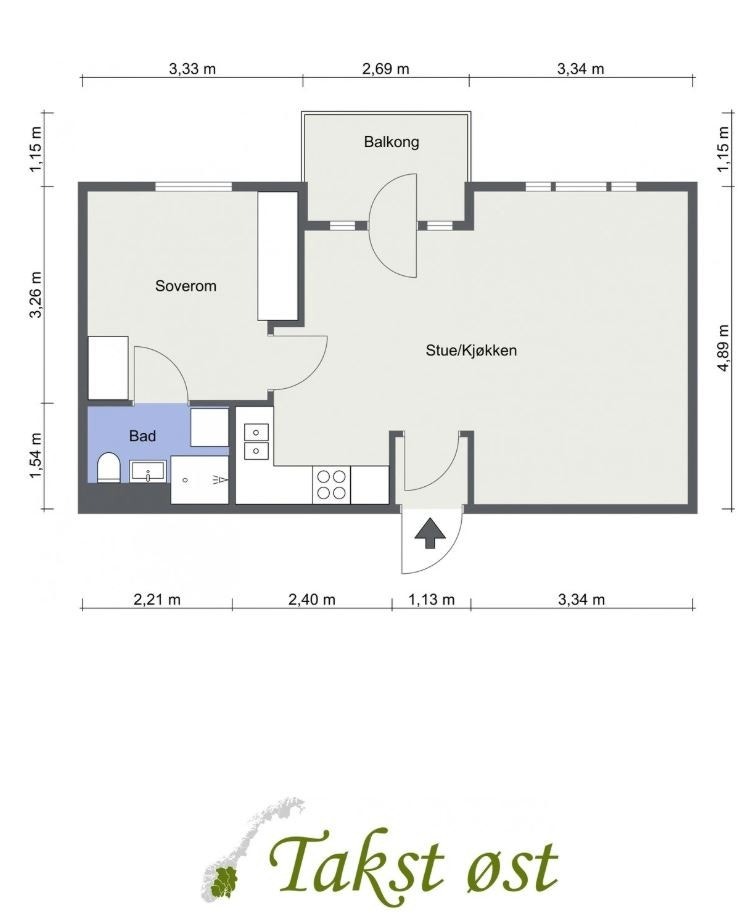 Plantegning Galleribilde