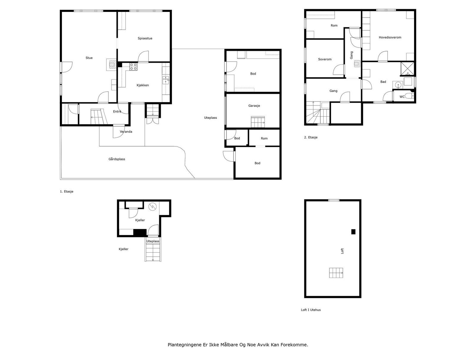 Plantegning av boligen Galleribilde