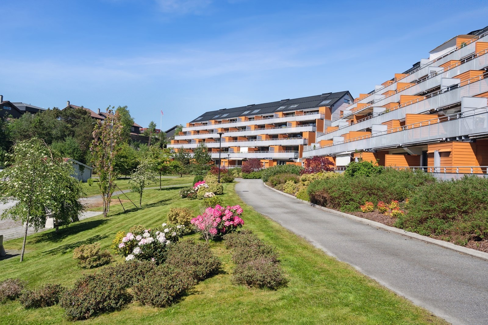 Flott uteområde. Galleribilde