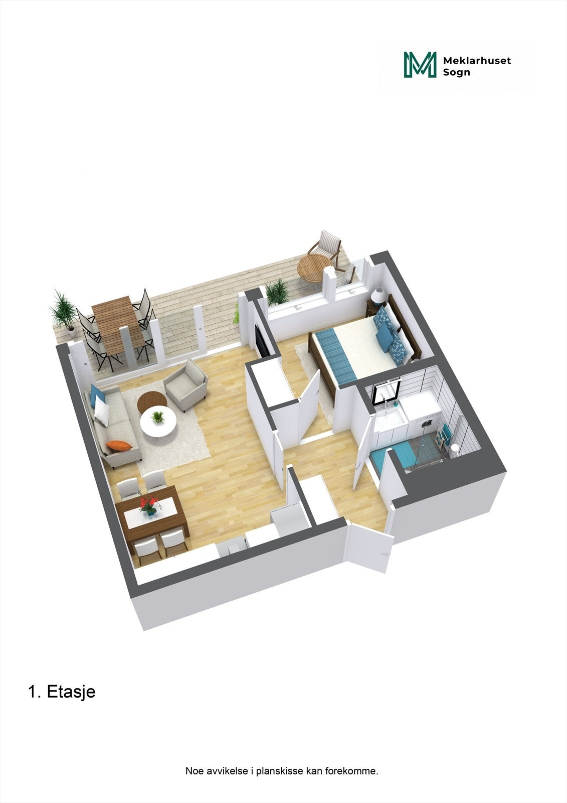 Planteikning 3D Galleribilde