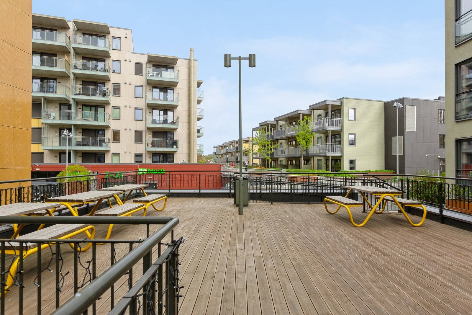 Trivelig uteområde som kan benyttes på finværsdager. Galleribilde