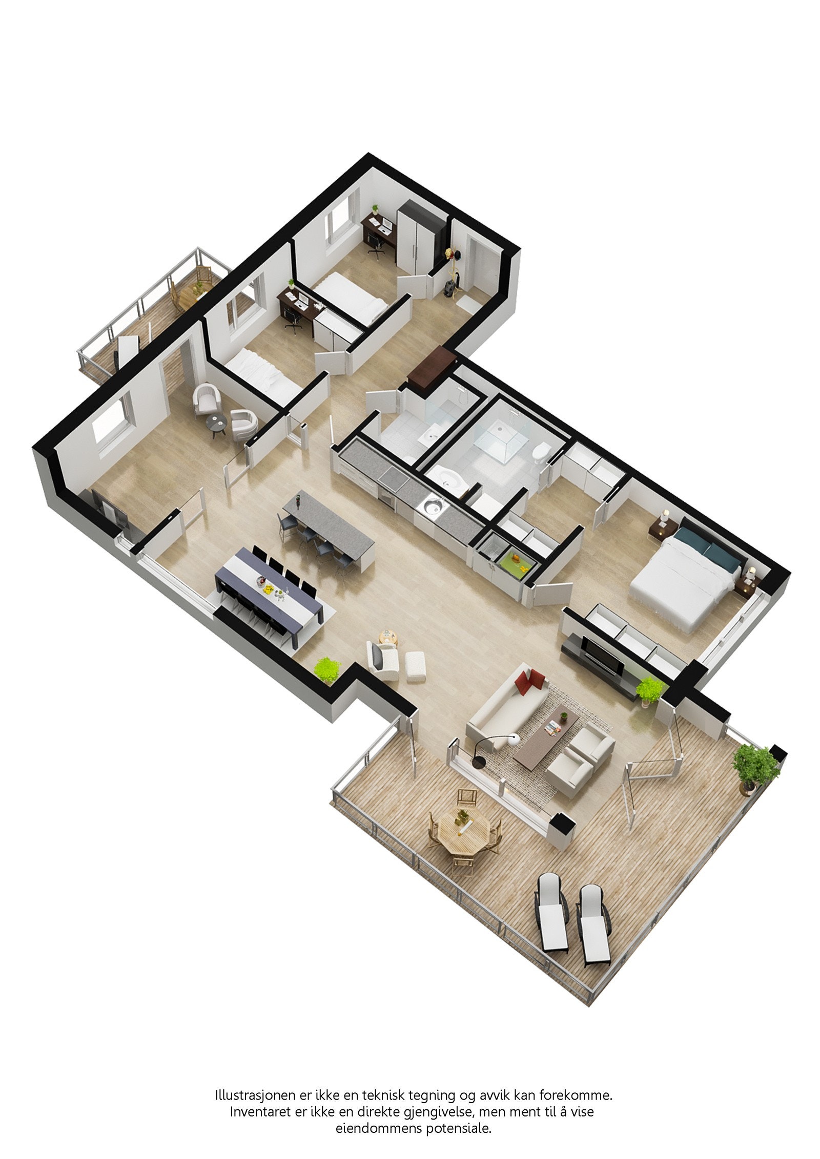 Plantegning Galleribilde