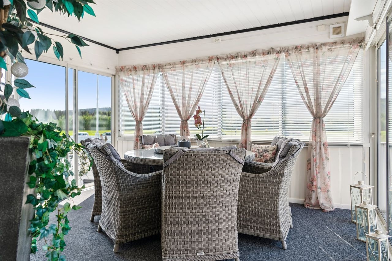 Innglasset utestue Galleribilde