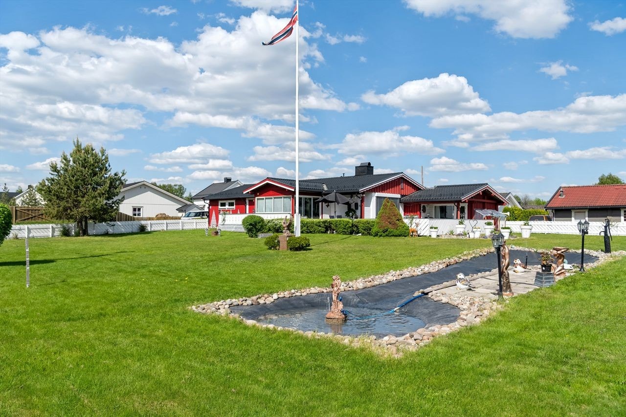 Hagen er pent opparbeidet Galleribilde