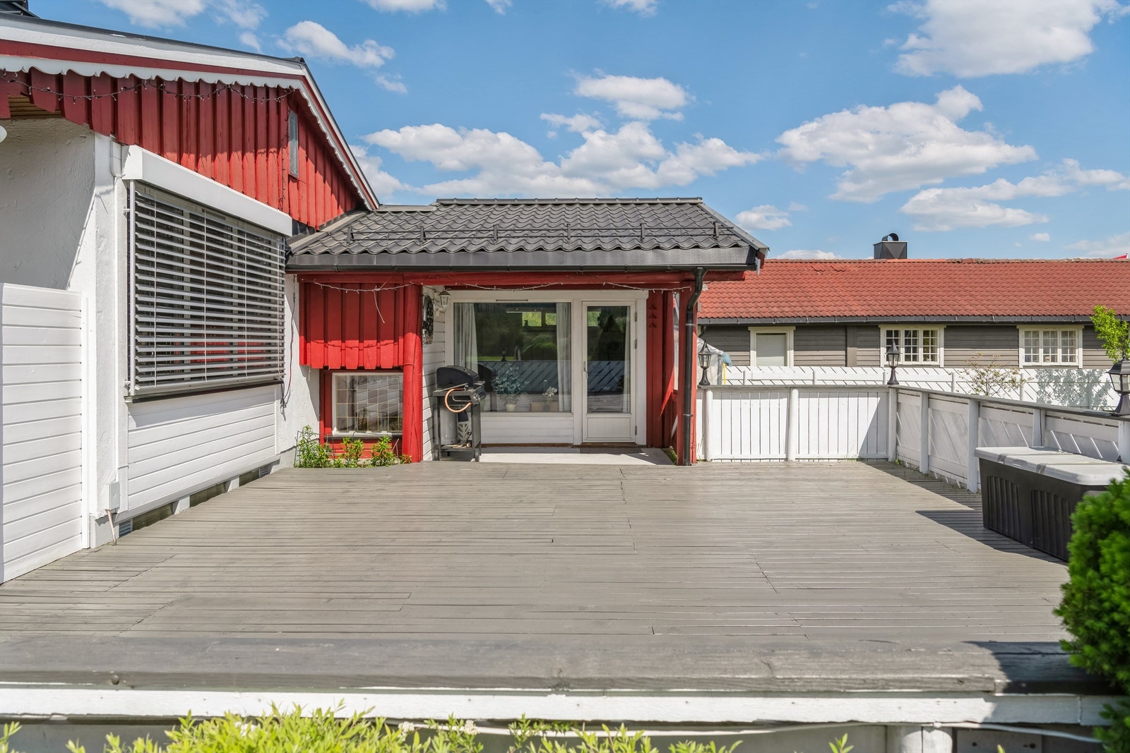 Terrassen er delt inn i flere soner Galleribilde