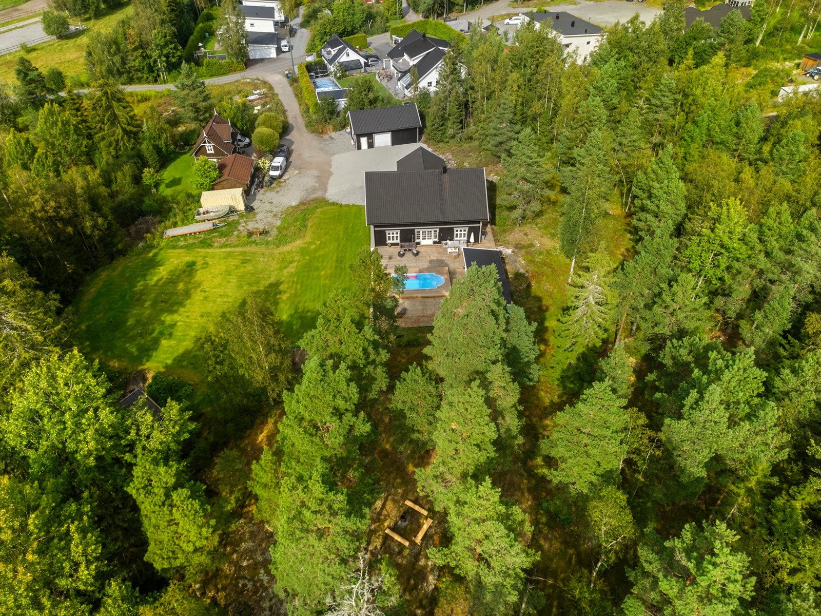 Dronebilde. Galleribilde