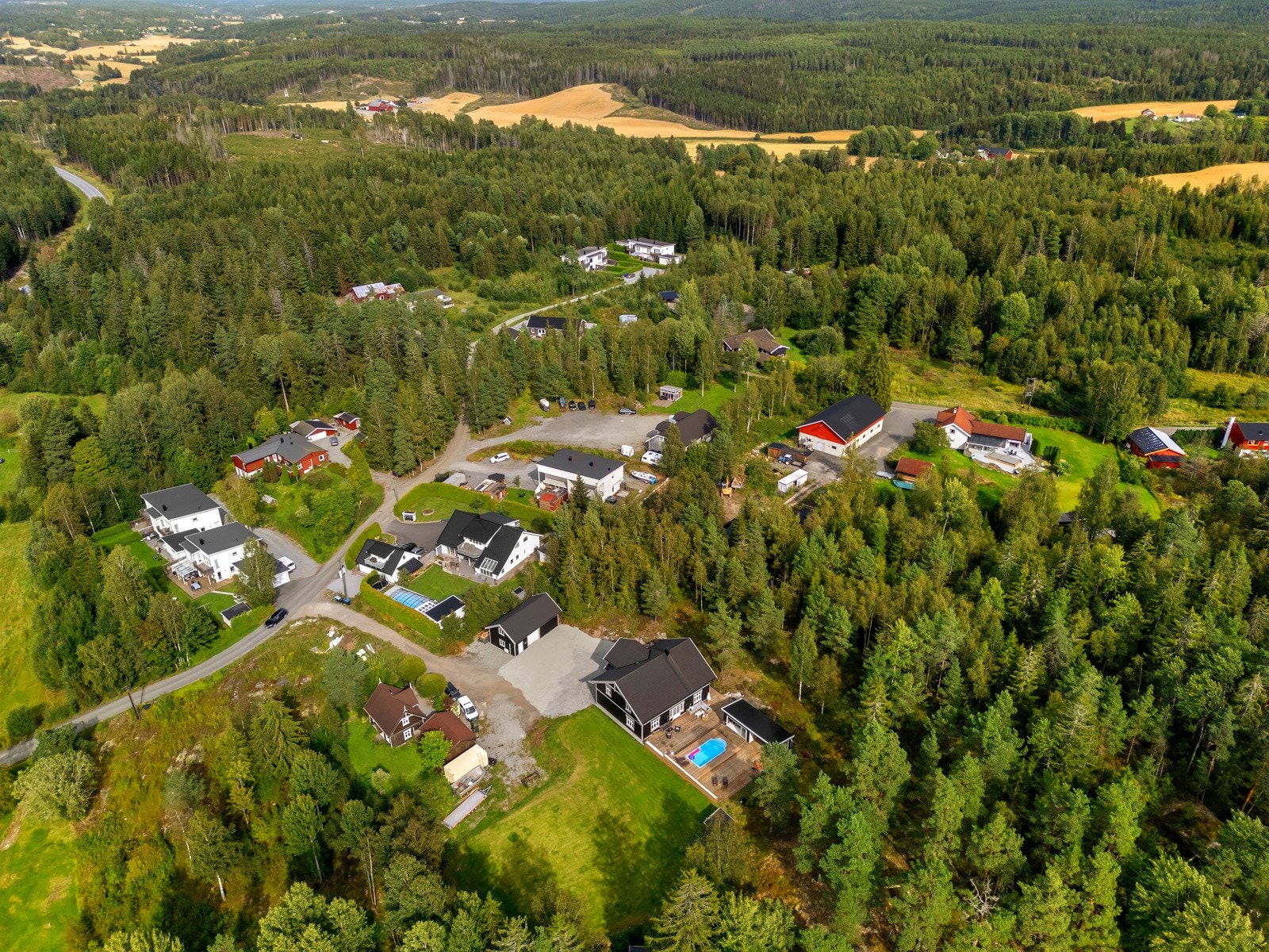 Dronebilde. Galleribilde