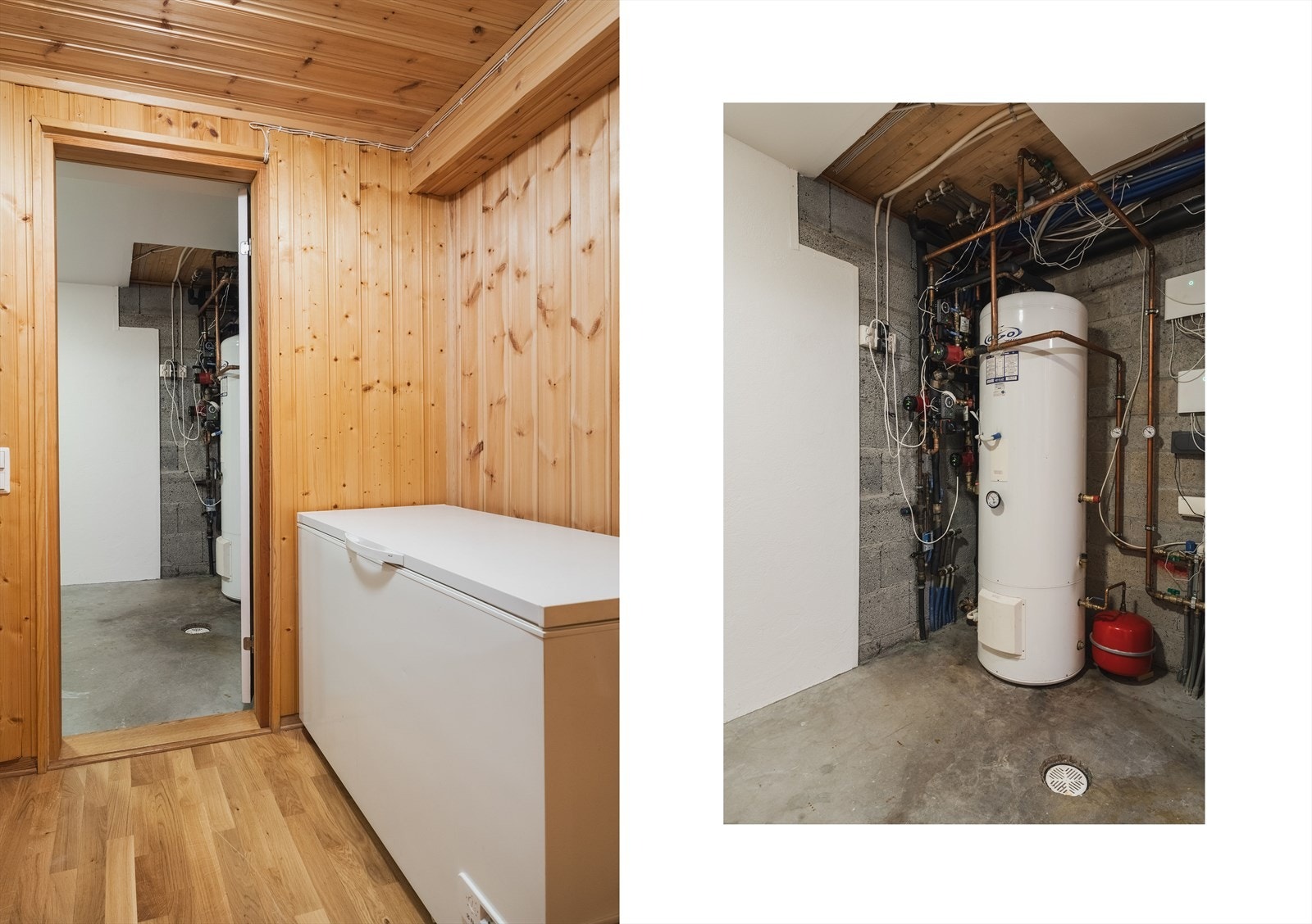 Teknisk rom i kjelleren (tilhørende hoveddelen) Galleribilde