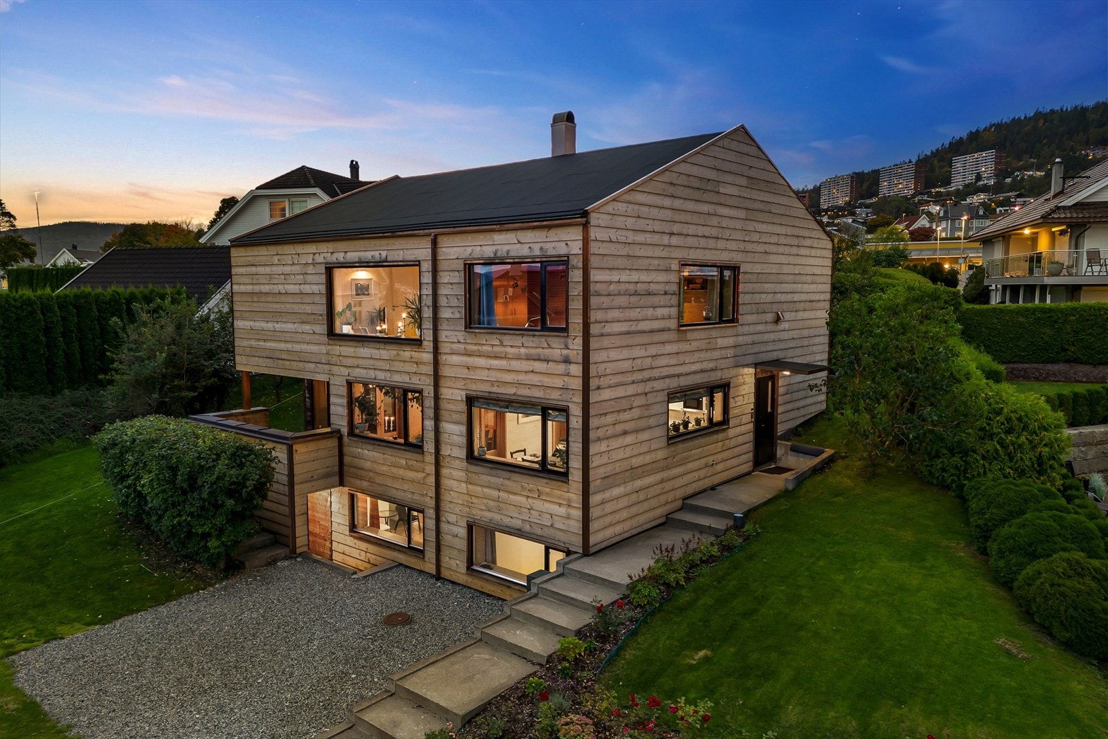 På Nøste bor man sentralt med gangavstand til toget, byen og det nye sykehuset Galleribilde