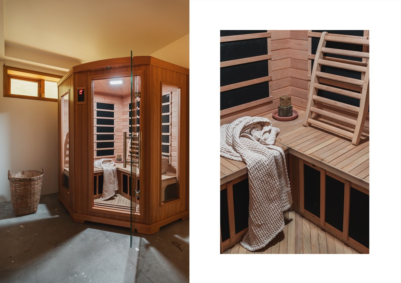 Infrarød badstue som medfølger handelen. Denne står i bod i kjelleren, tilhørende hoveddelen Galleribilde