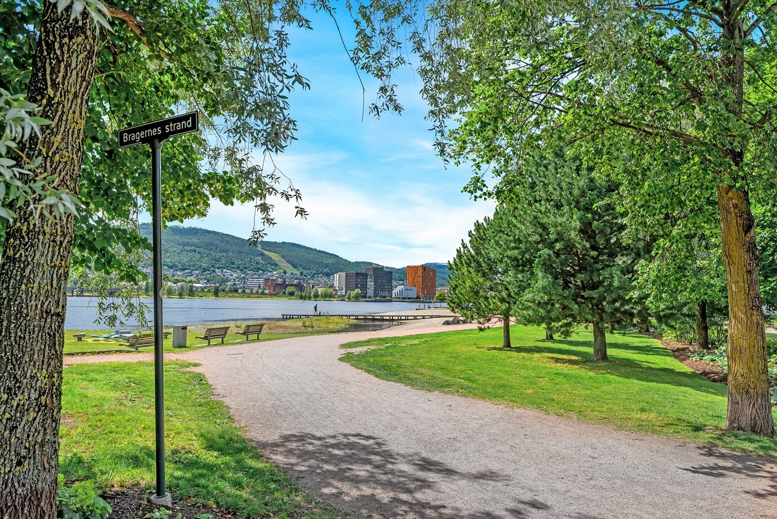 Det er 10 min gange til det nye sykehuset på Brakerøya Galleribilde