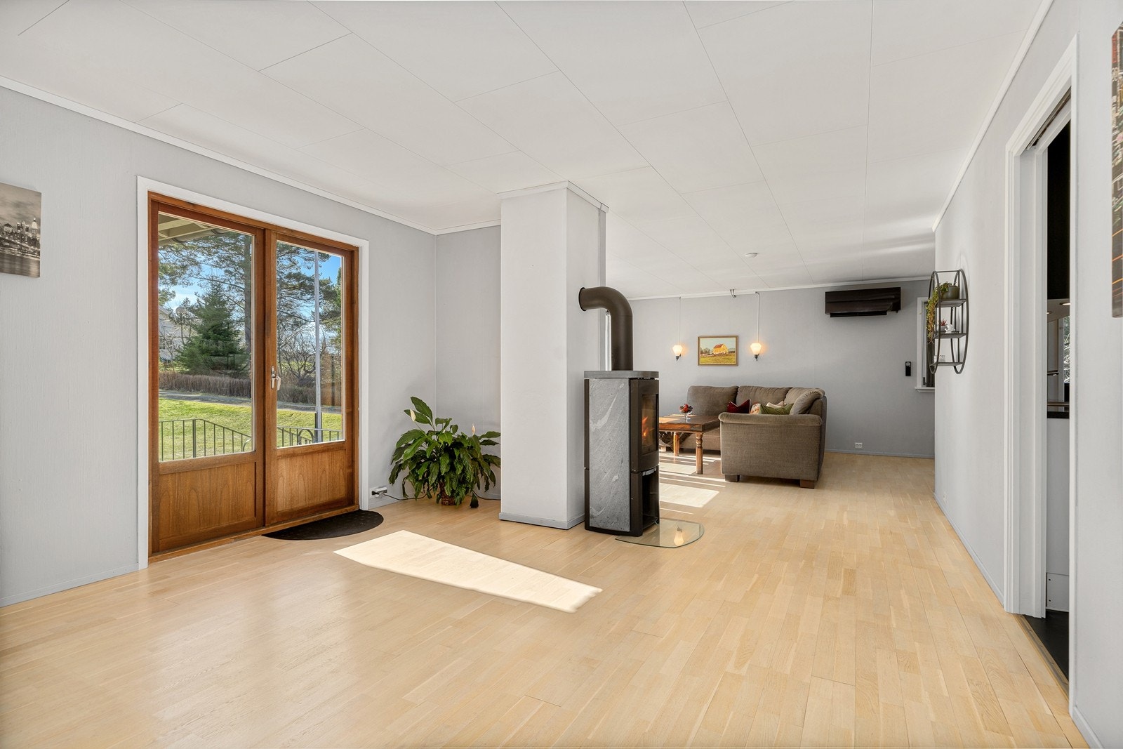 Koselig peis Galleribilde