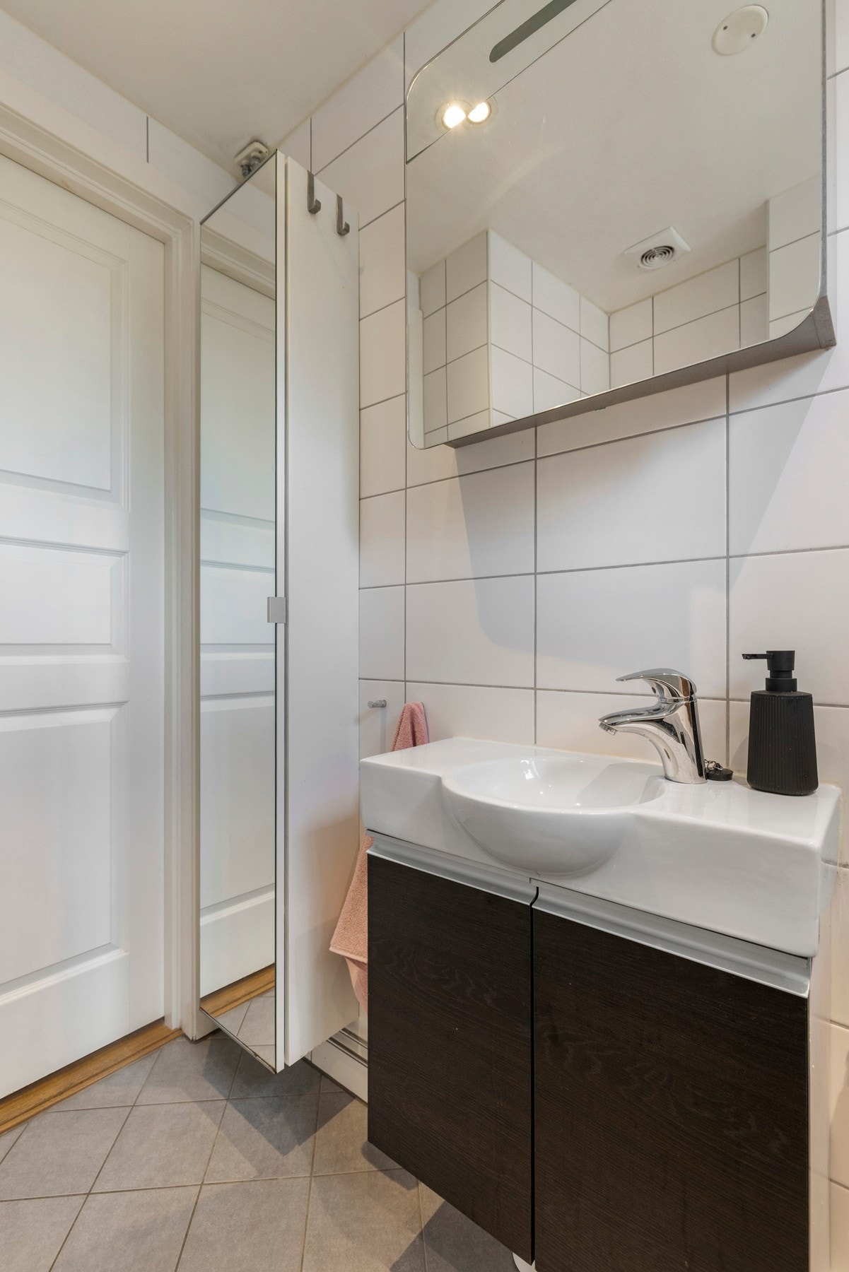 Det er opplegg for vaskemaskin, som gir fleksibilitet i bruk Galleribilde