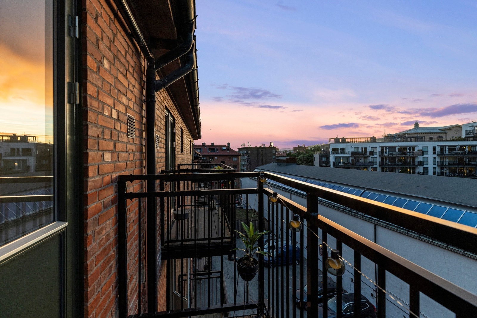 Leiligheten har en ny, deilig balkong. Galleribilde