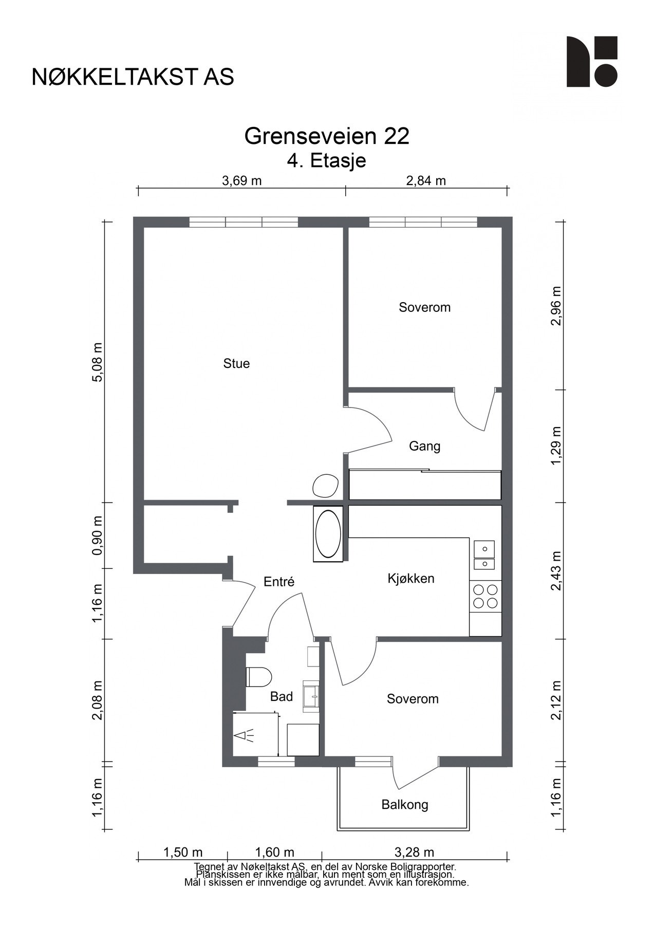 Plantegning Galleribilde