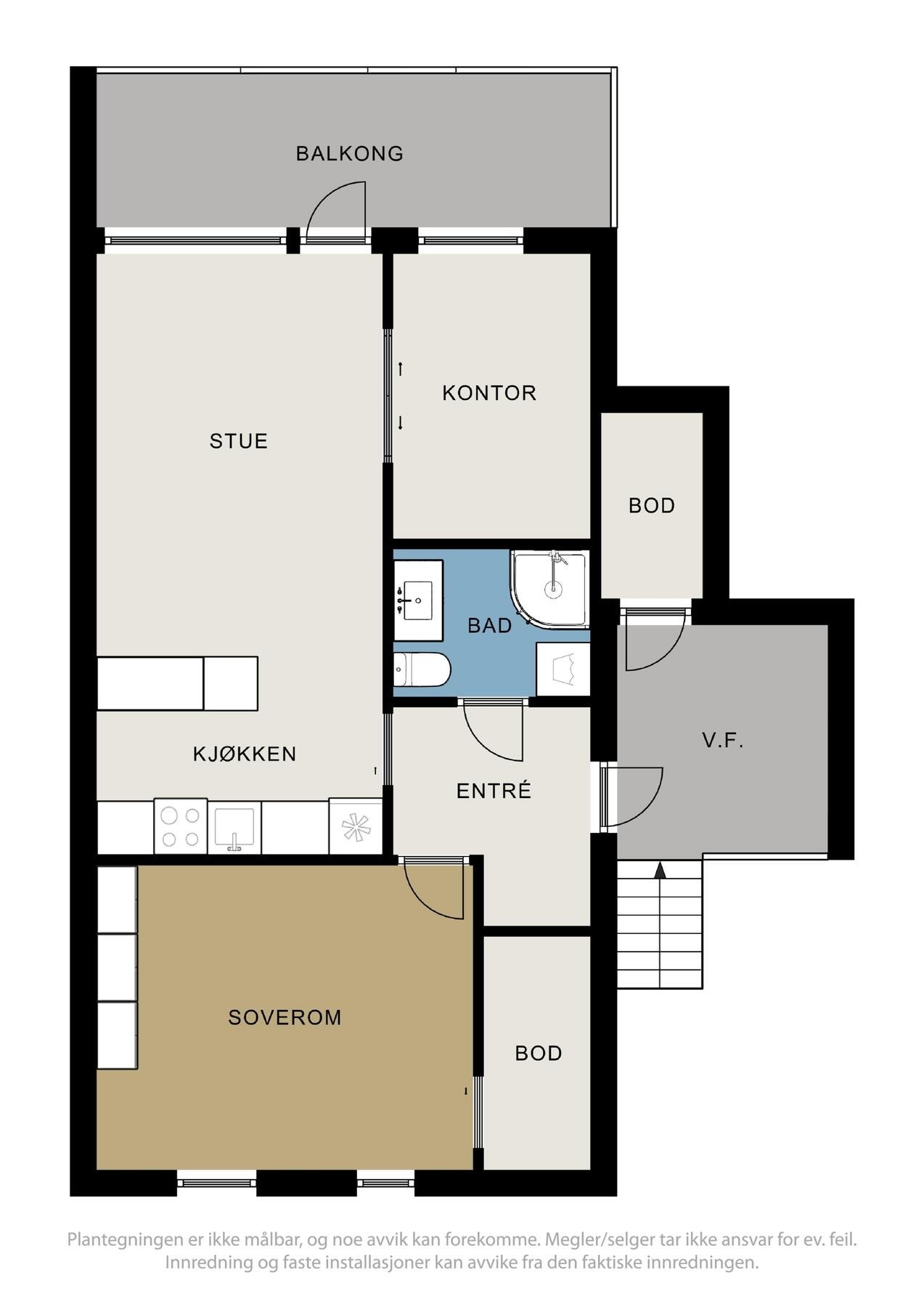 Plantegning. Galleribilde