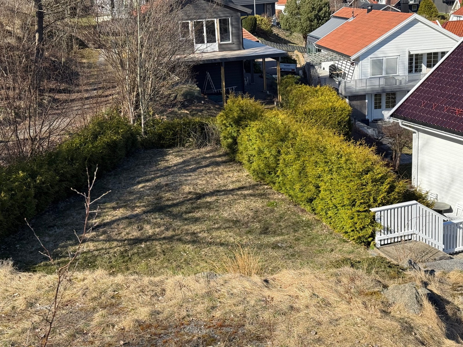 Her er det plass til tramopline hvis barna ønsker det Galleribilde